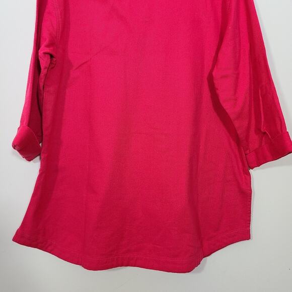 Soft Surroundings Port Royale Red Poppy Tunic - Picture 8 of 11